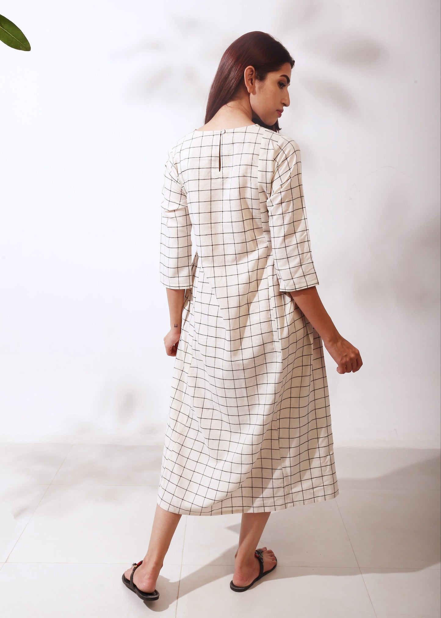Side Pleated Dress