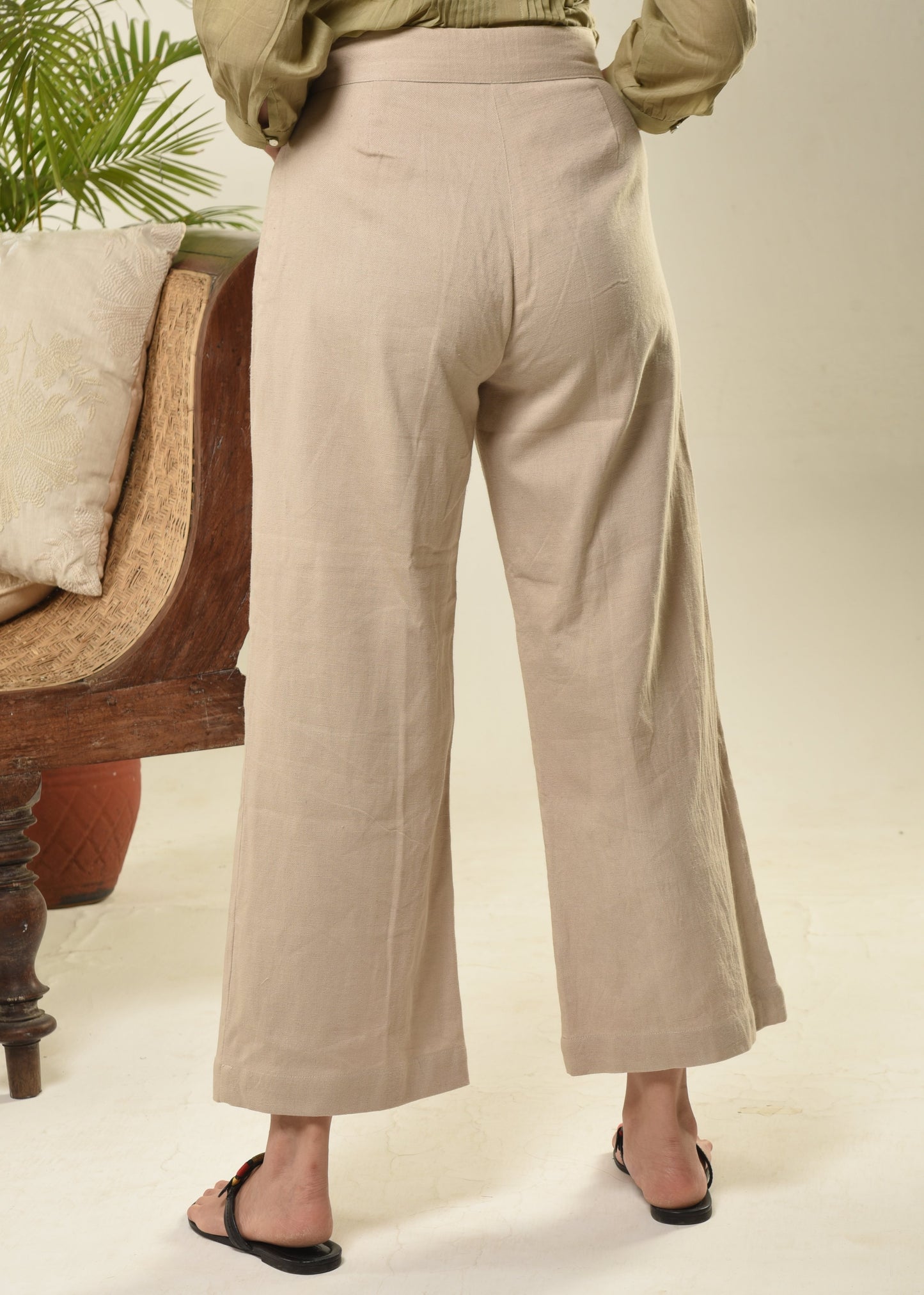 Wide Leg Khaadi Pant