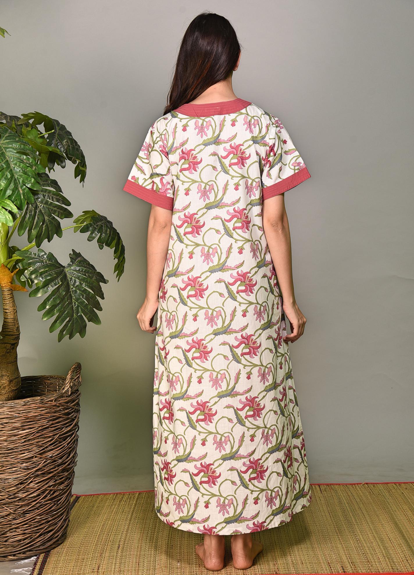 Zip Up Nightgown
