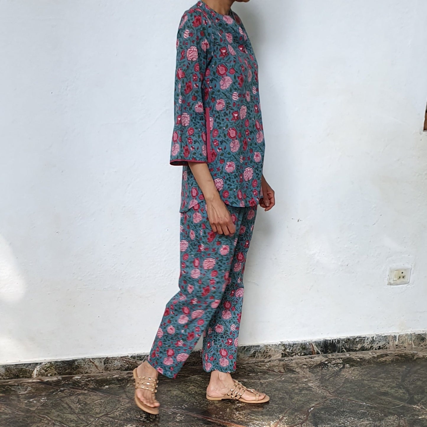 Lagoon Vines Tunic Set