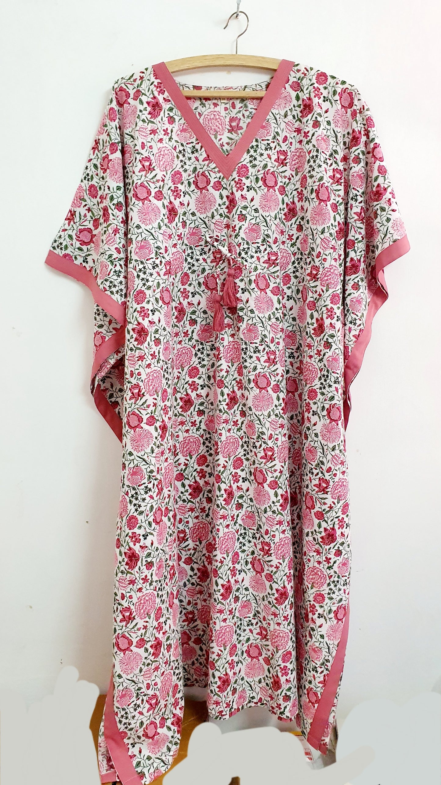 Pink Vines Caftan
