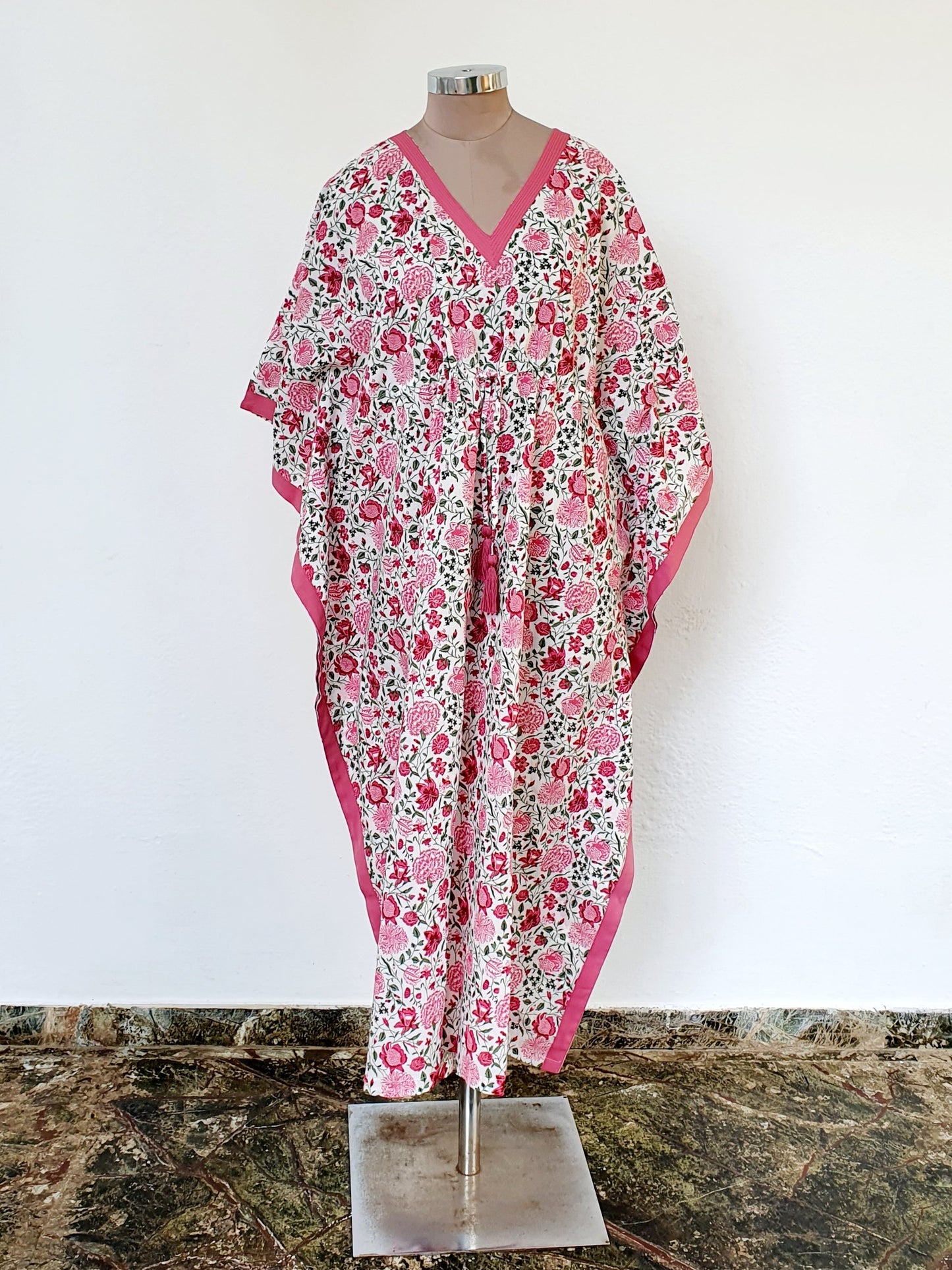 Pink Vines Caftan