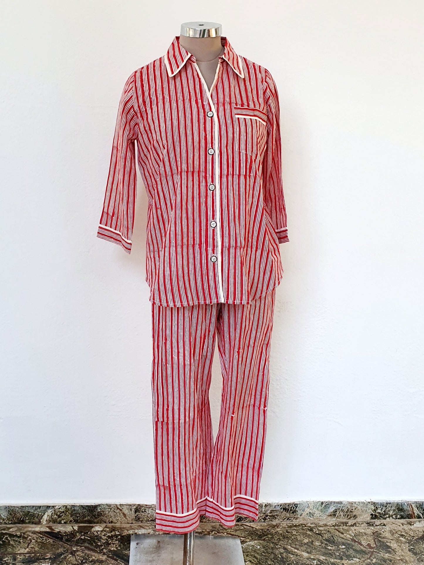 Red Stripe PJ Set