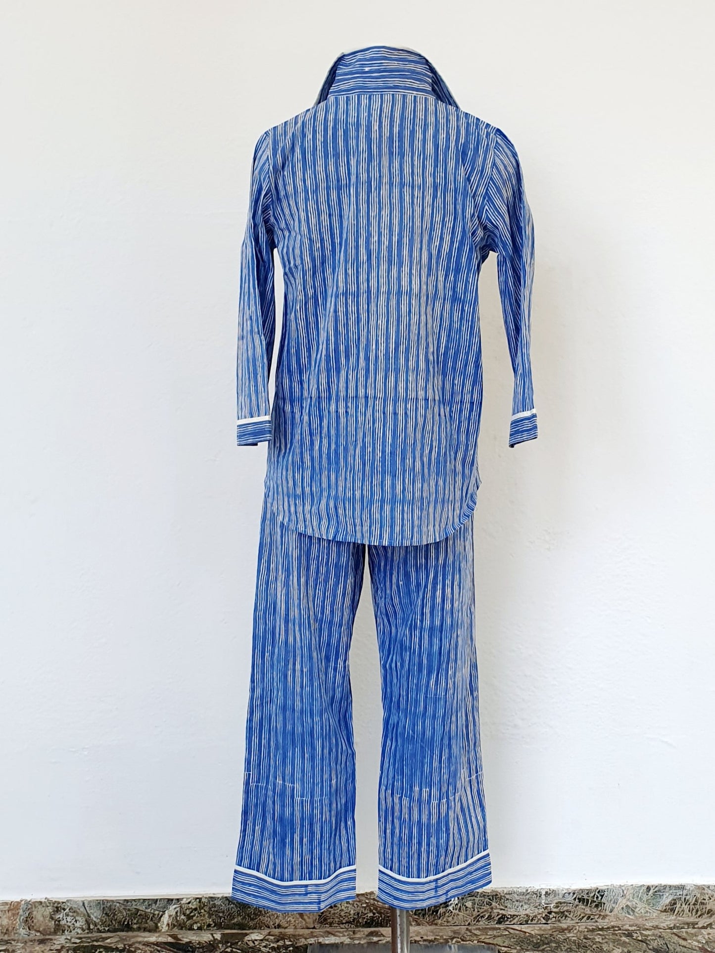 Blue Stripe PJ Set