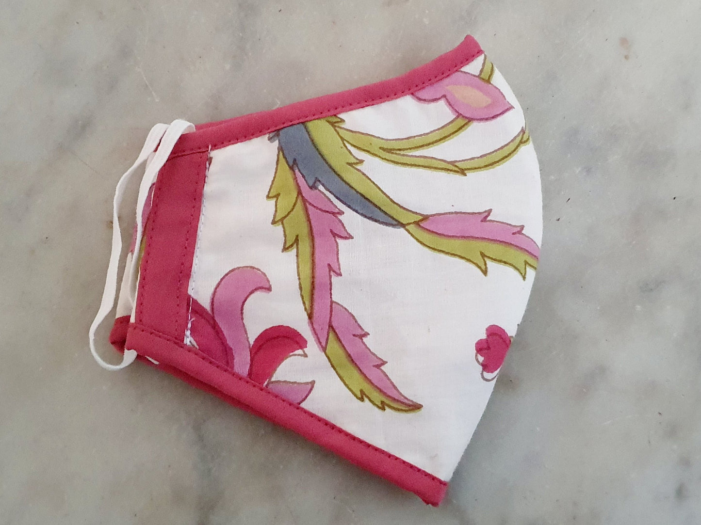 Pink Lily Cloth Mask Set of 2