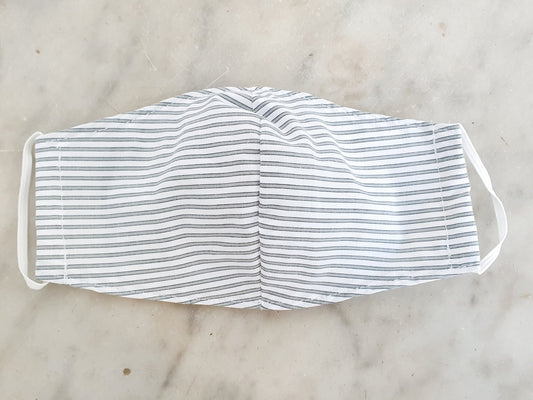 Grey Striped Olson Mask Pack of 5