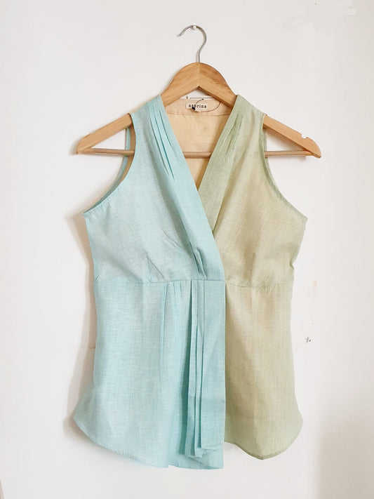 Sleeveless Striped Top