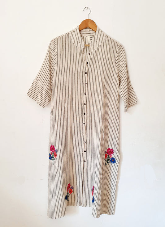 Floral Embroidered Tunic