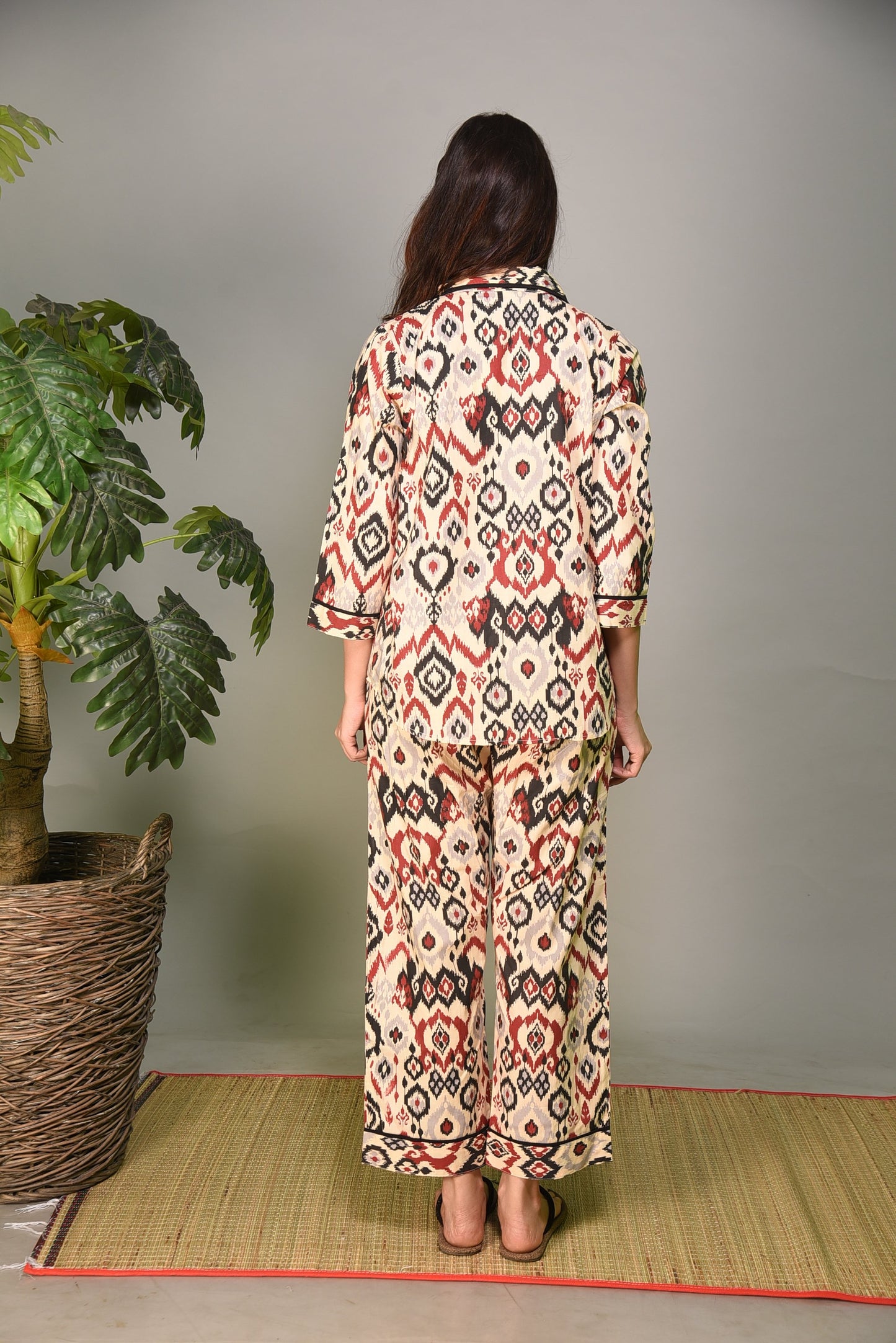 Ikat Print PJ Set