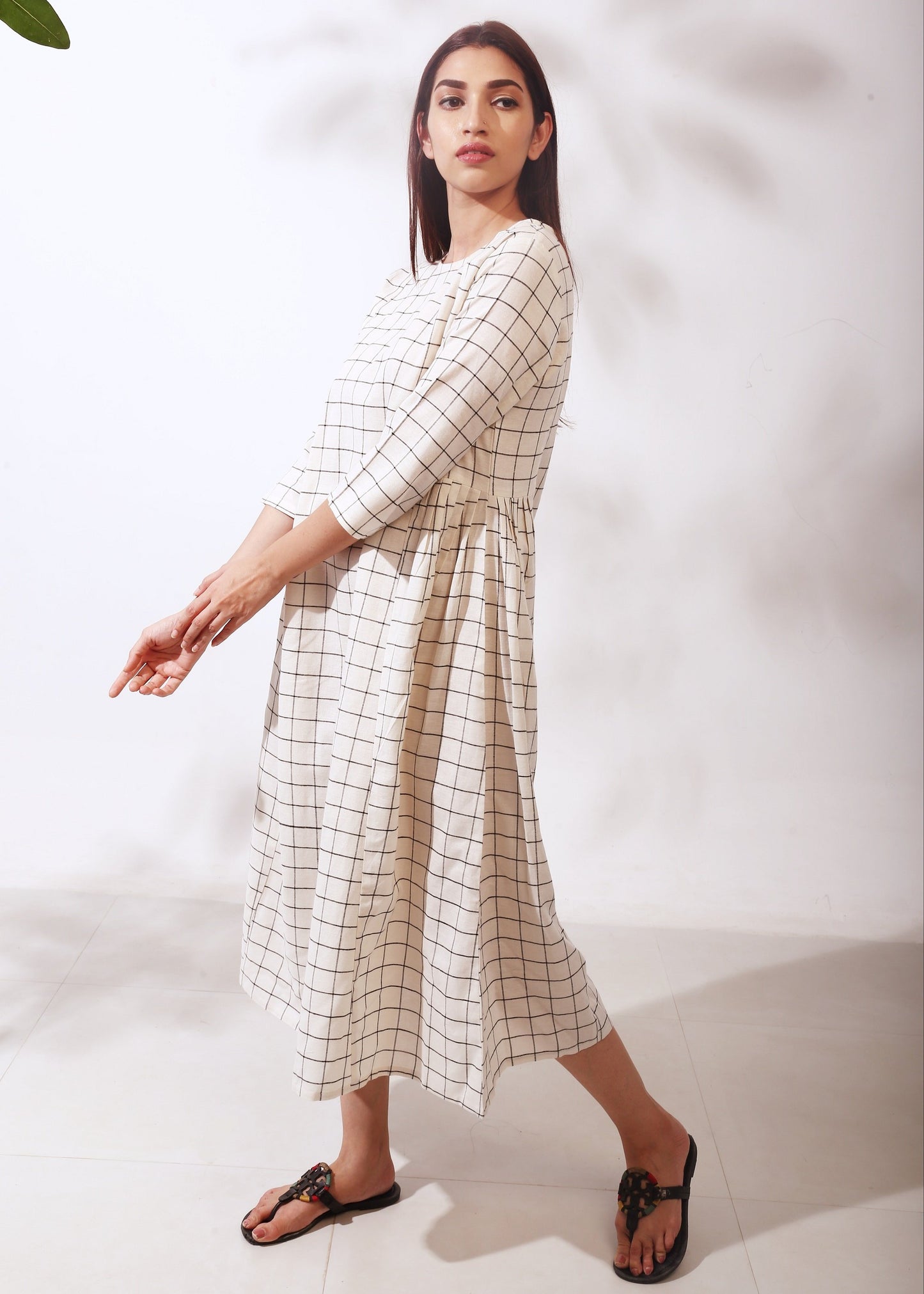 Side Pleated Dress