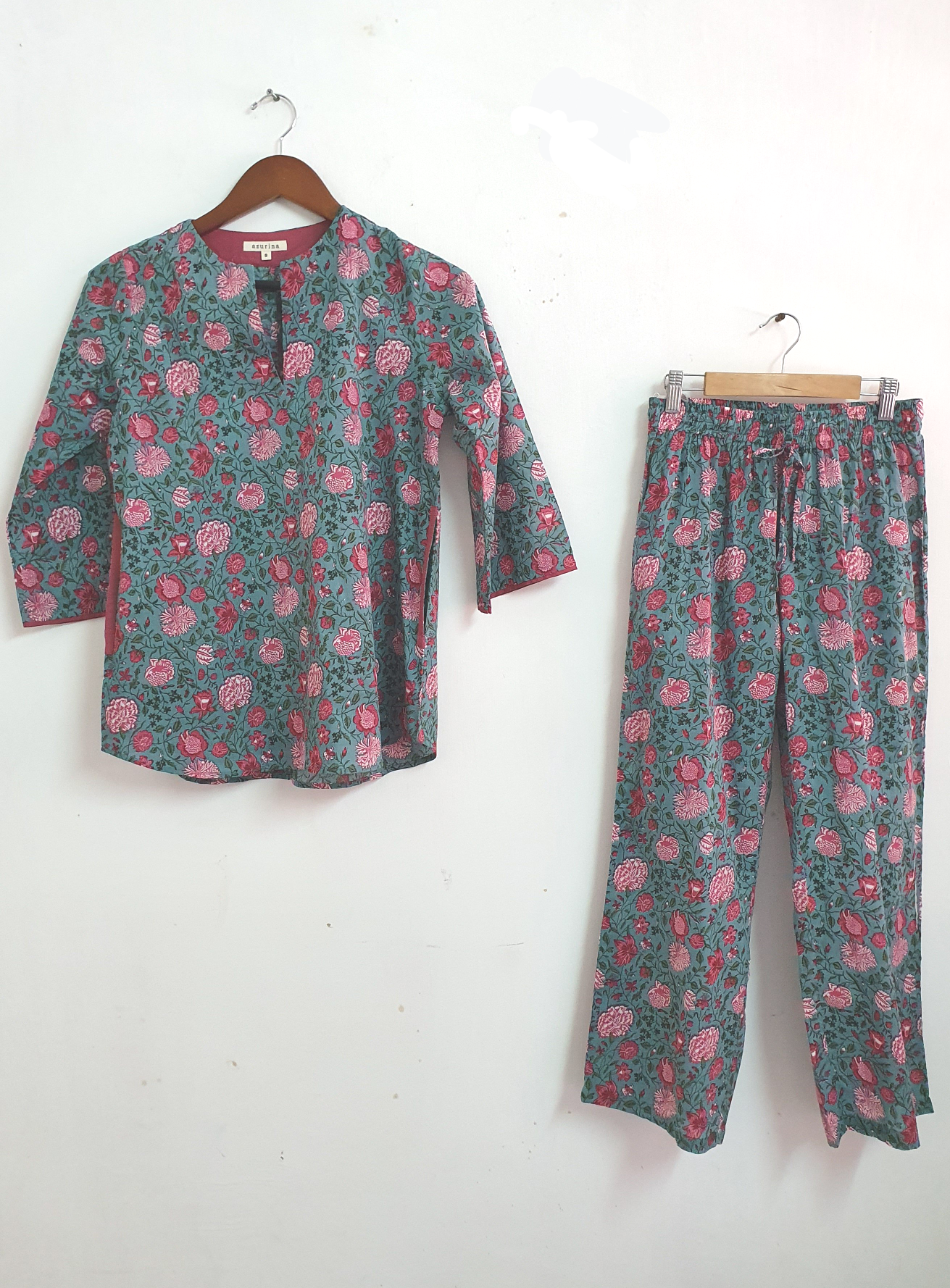 Lagoon Vines Tunic Set