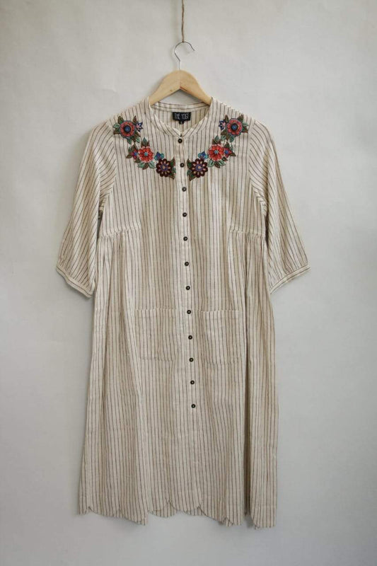 Floral Necked Kuress