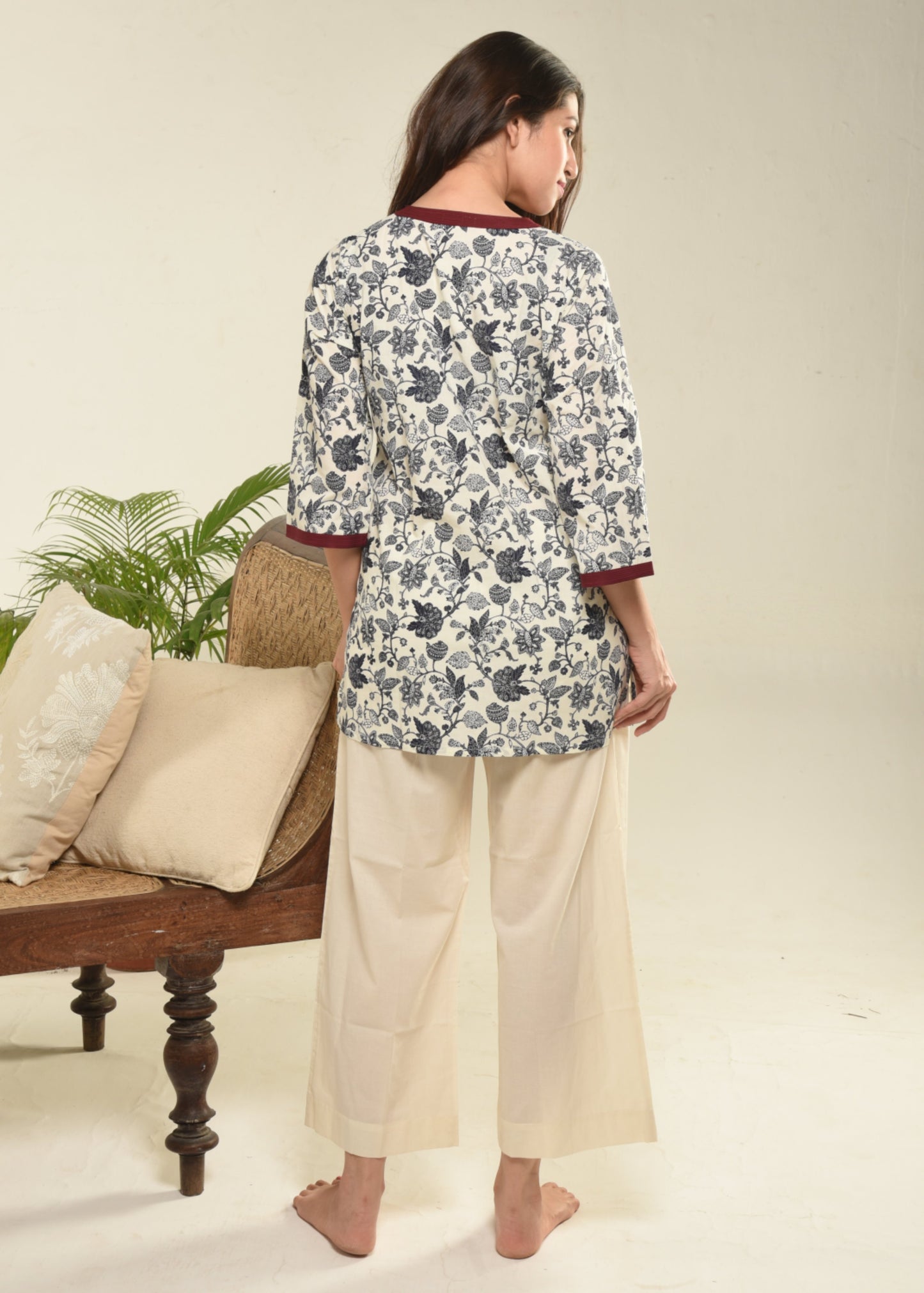 Indigo LS Tunic set