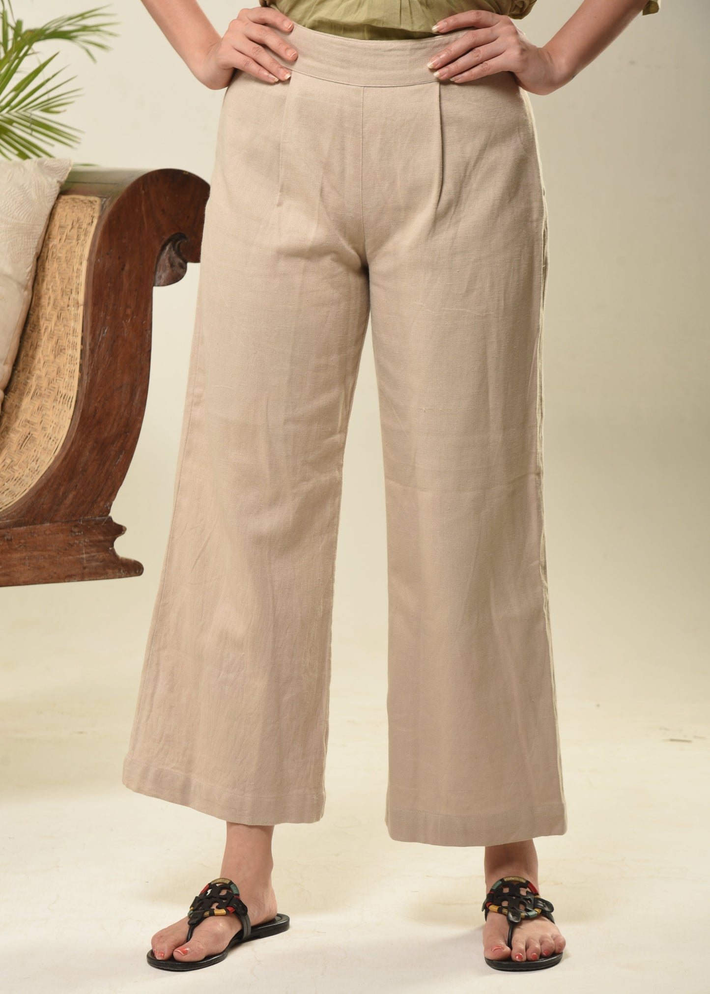 Wide Leg Khaadi Pant