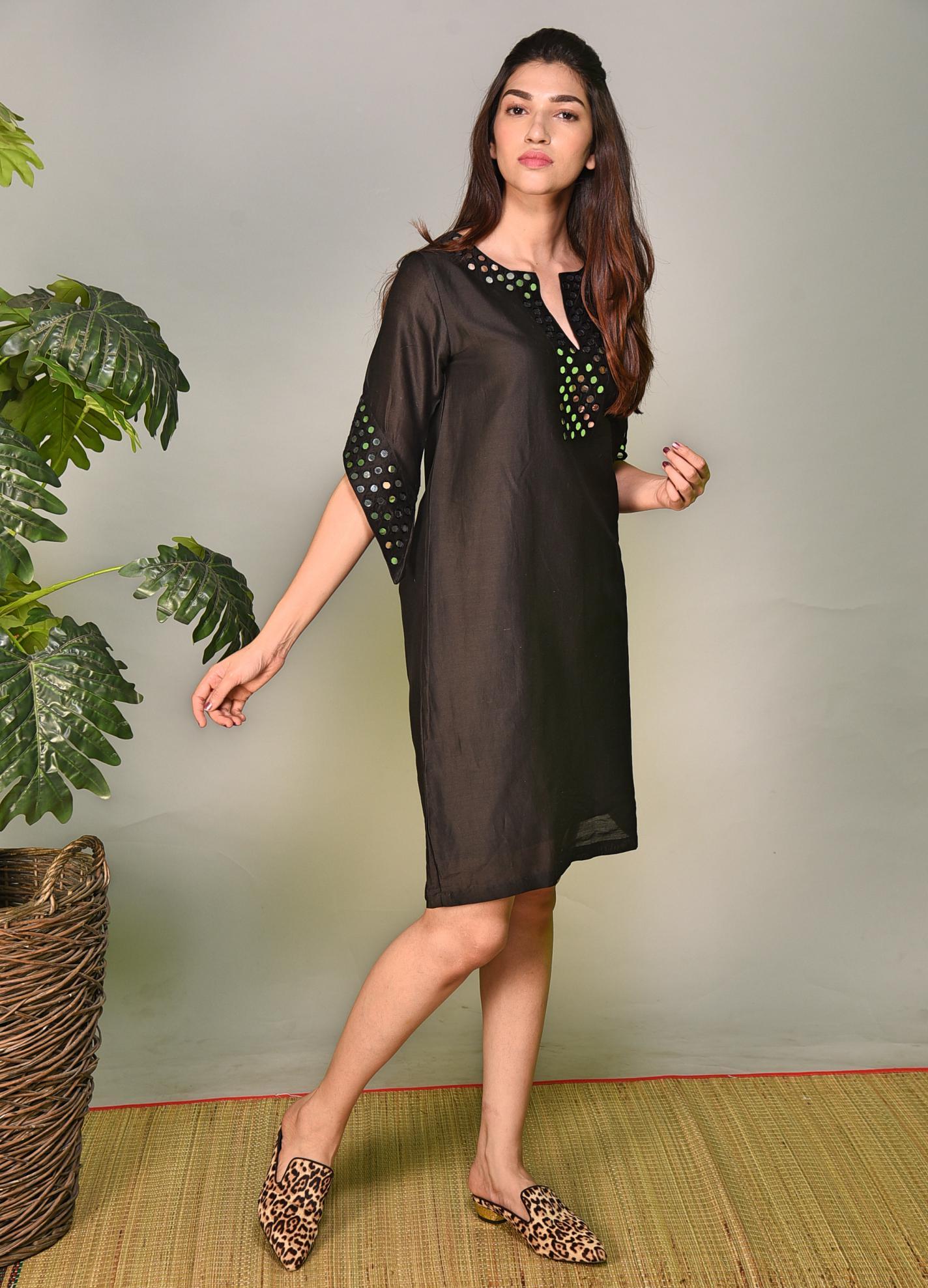 Mirror Work Dress