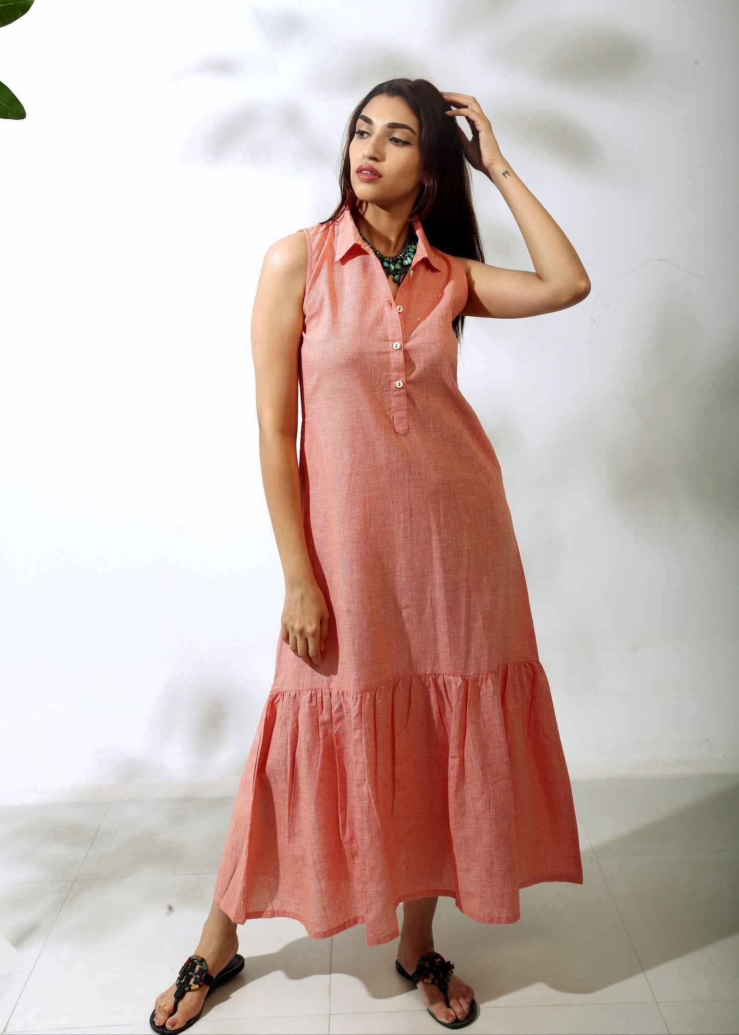 Gather Bottom Dress