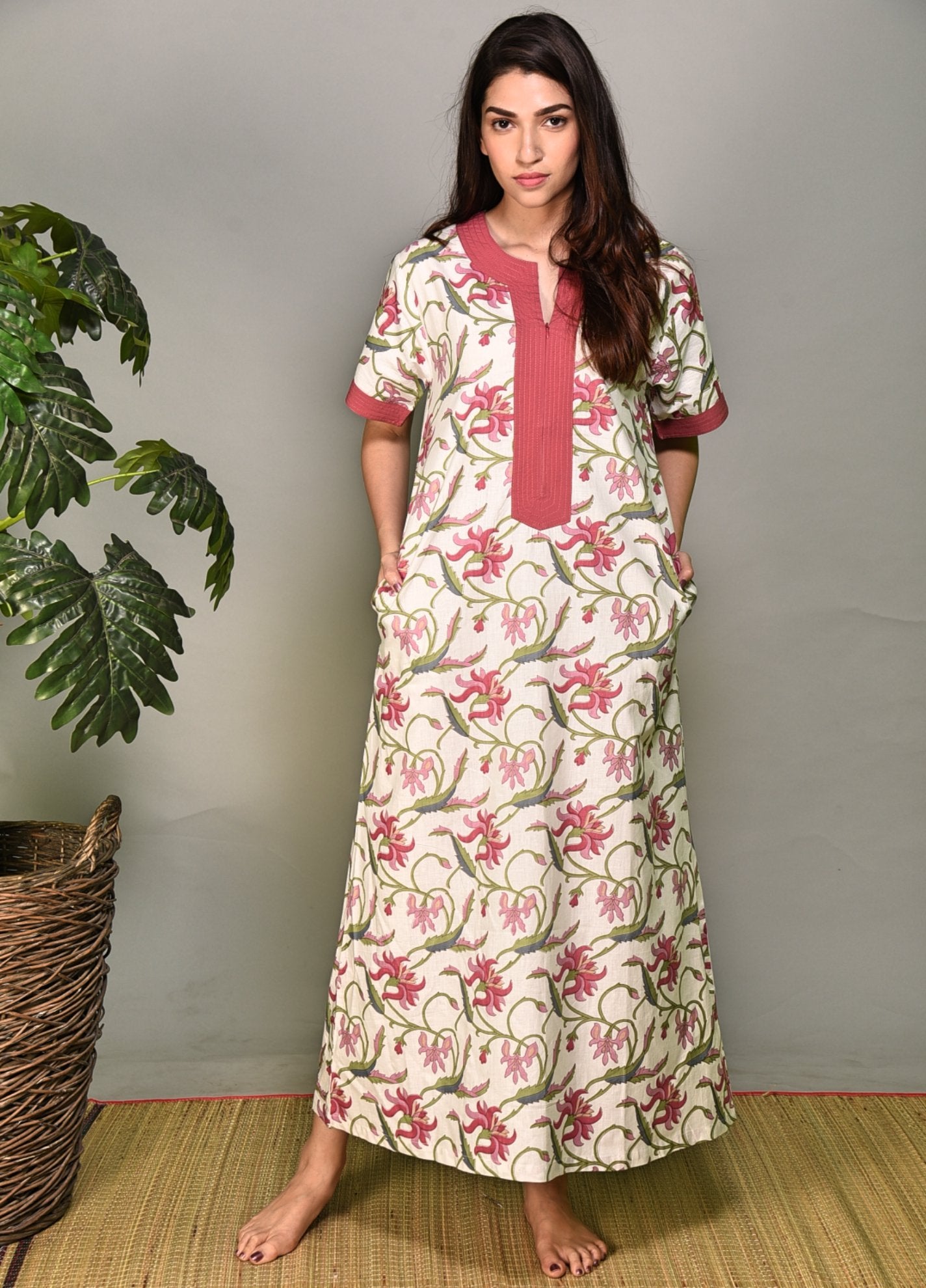 Zip Up Nightgown