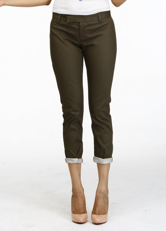 Cropped cigarette Pant
