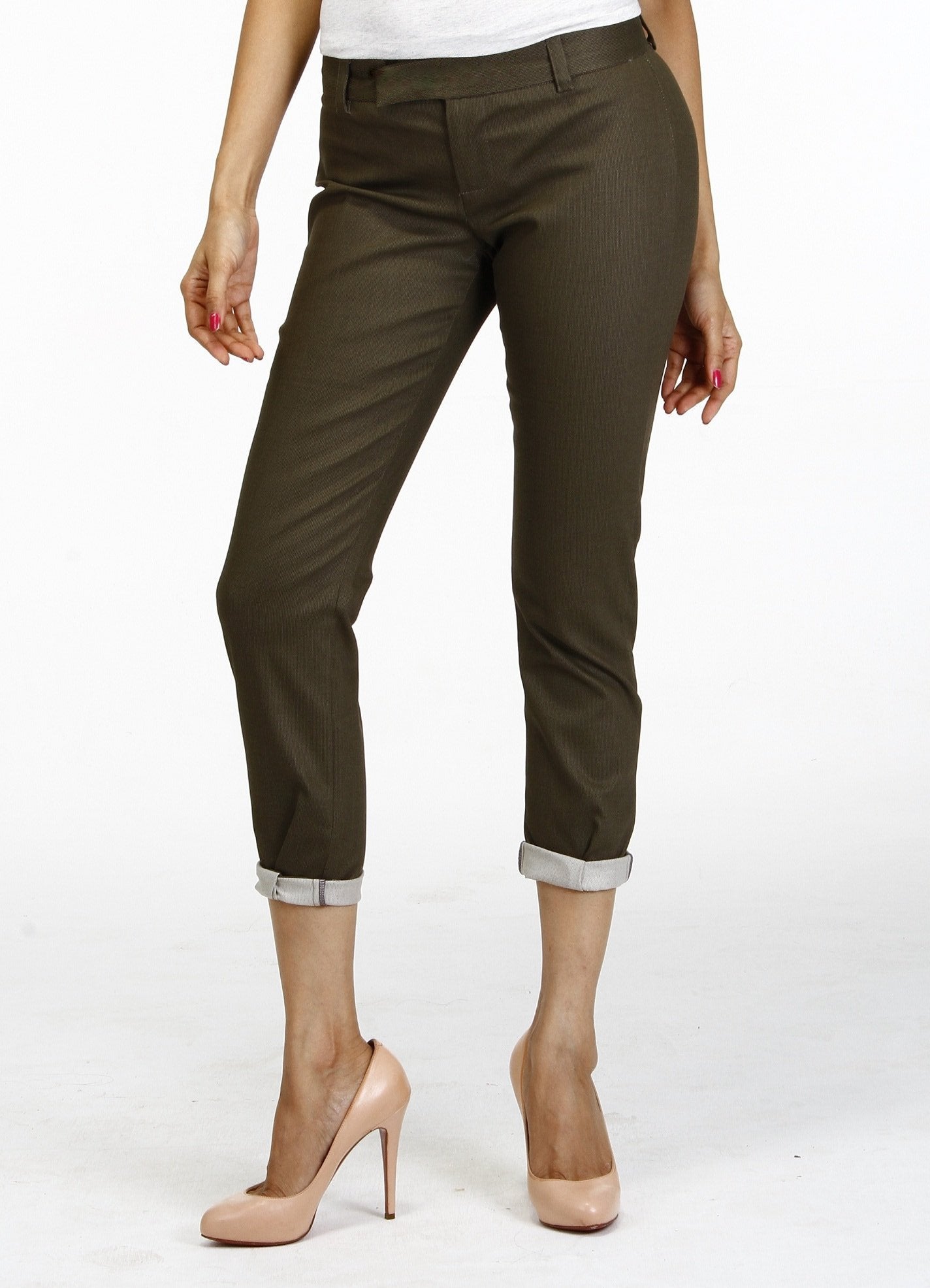 Cropped cigarette Pant