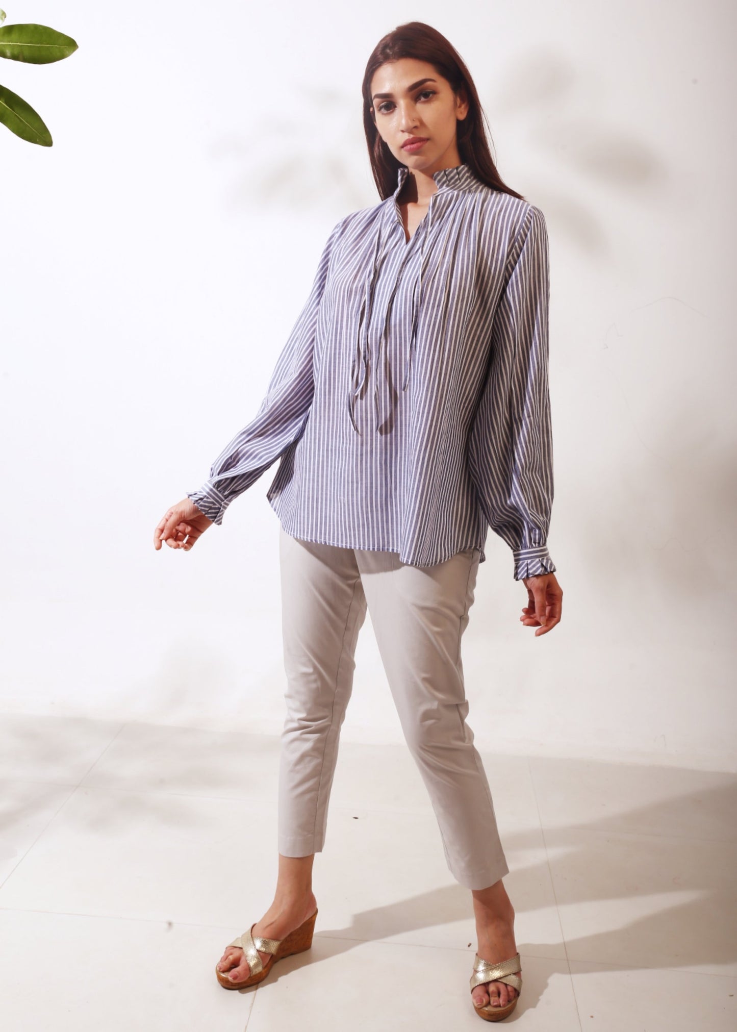 Box Pleated Top