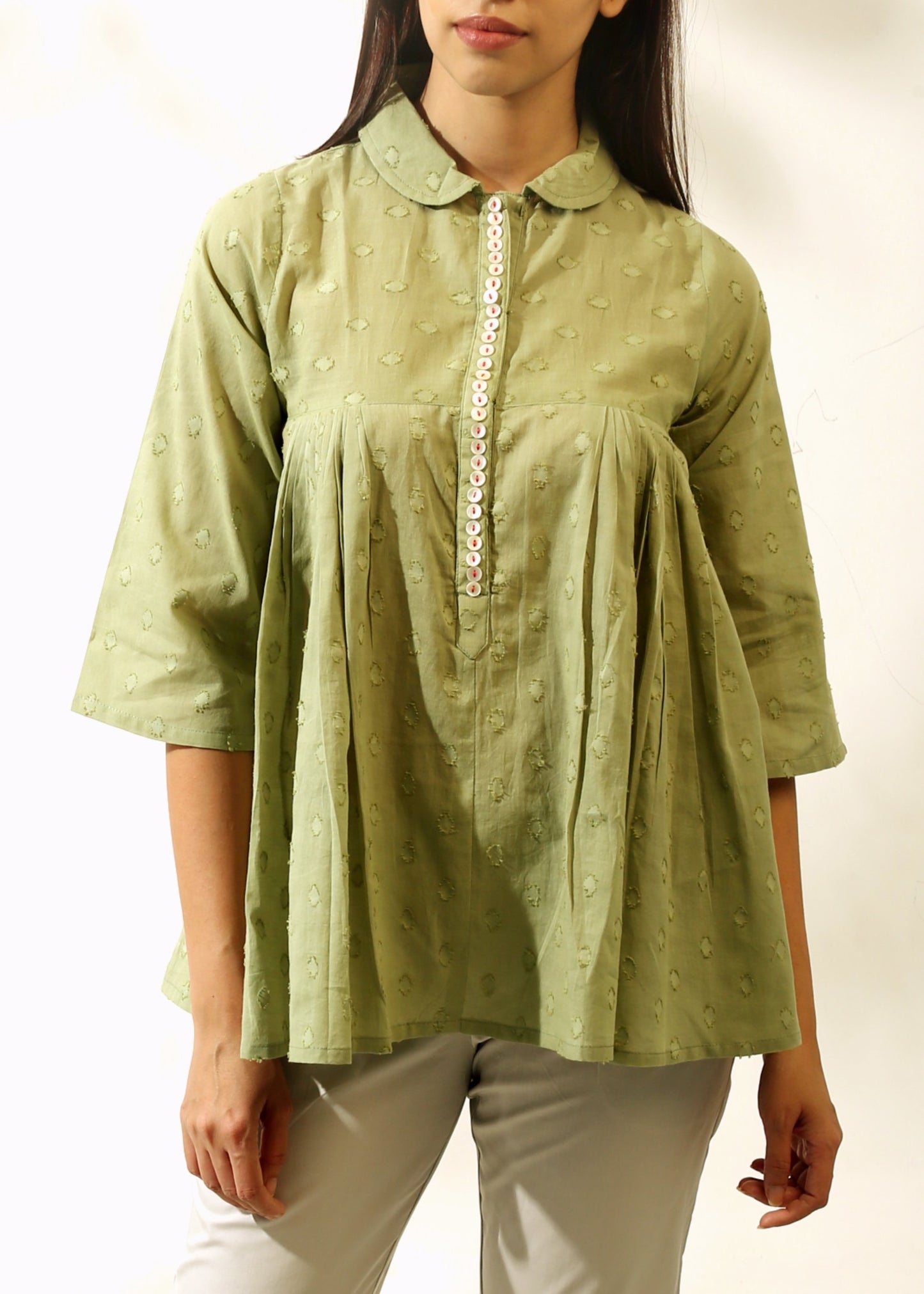 Pleated Swing Top