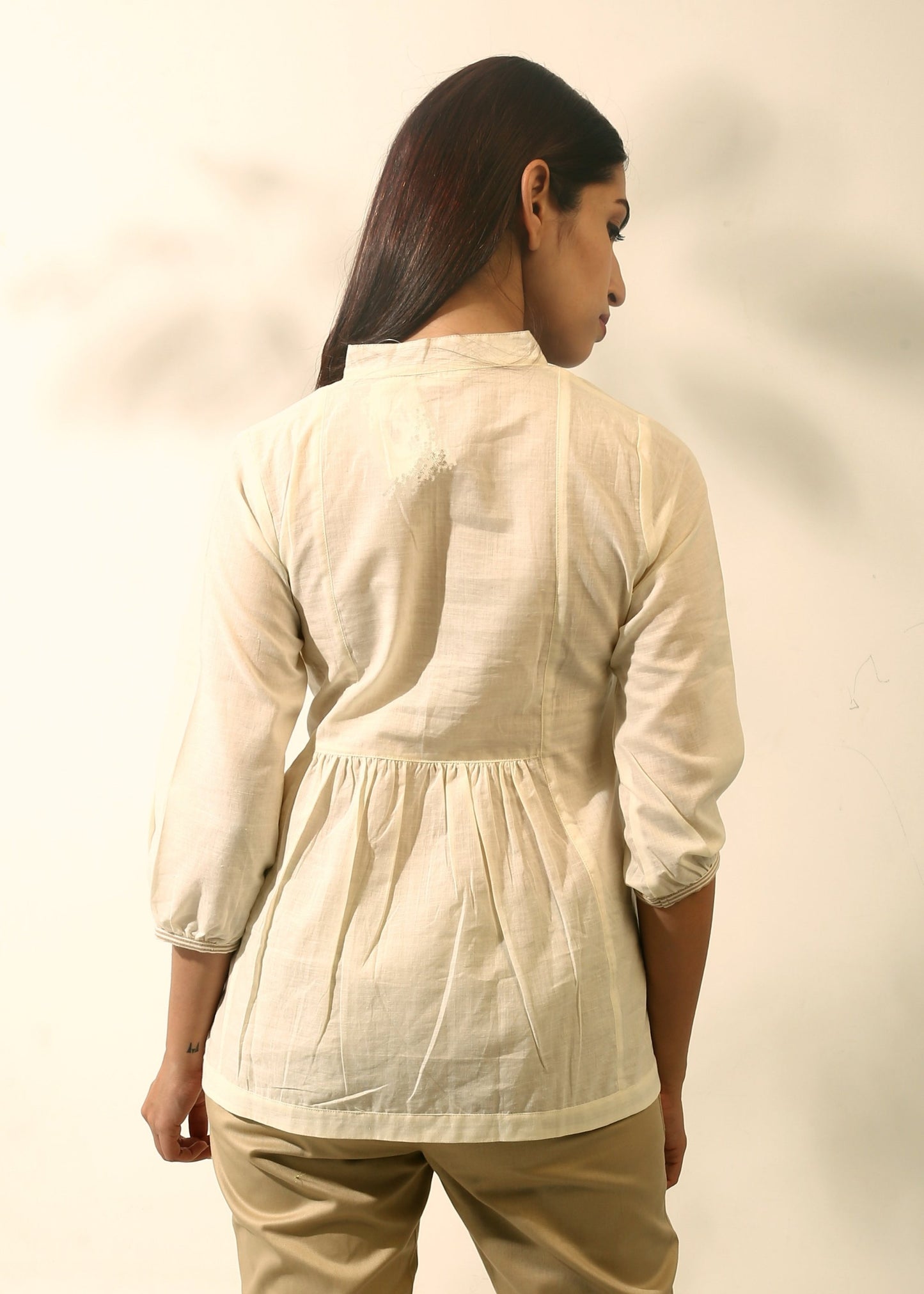 Embroidered Yoke Tunic